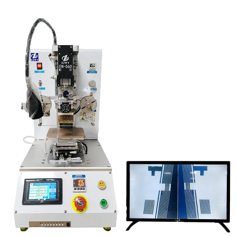 

220V 50/60HZ 800W Green Flex Cable Bonding Machine EN-560 can Bond sual Cable Various Cables Two Or Four Cameras Optional
