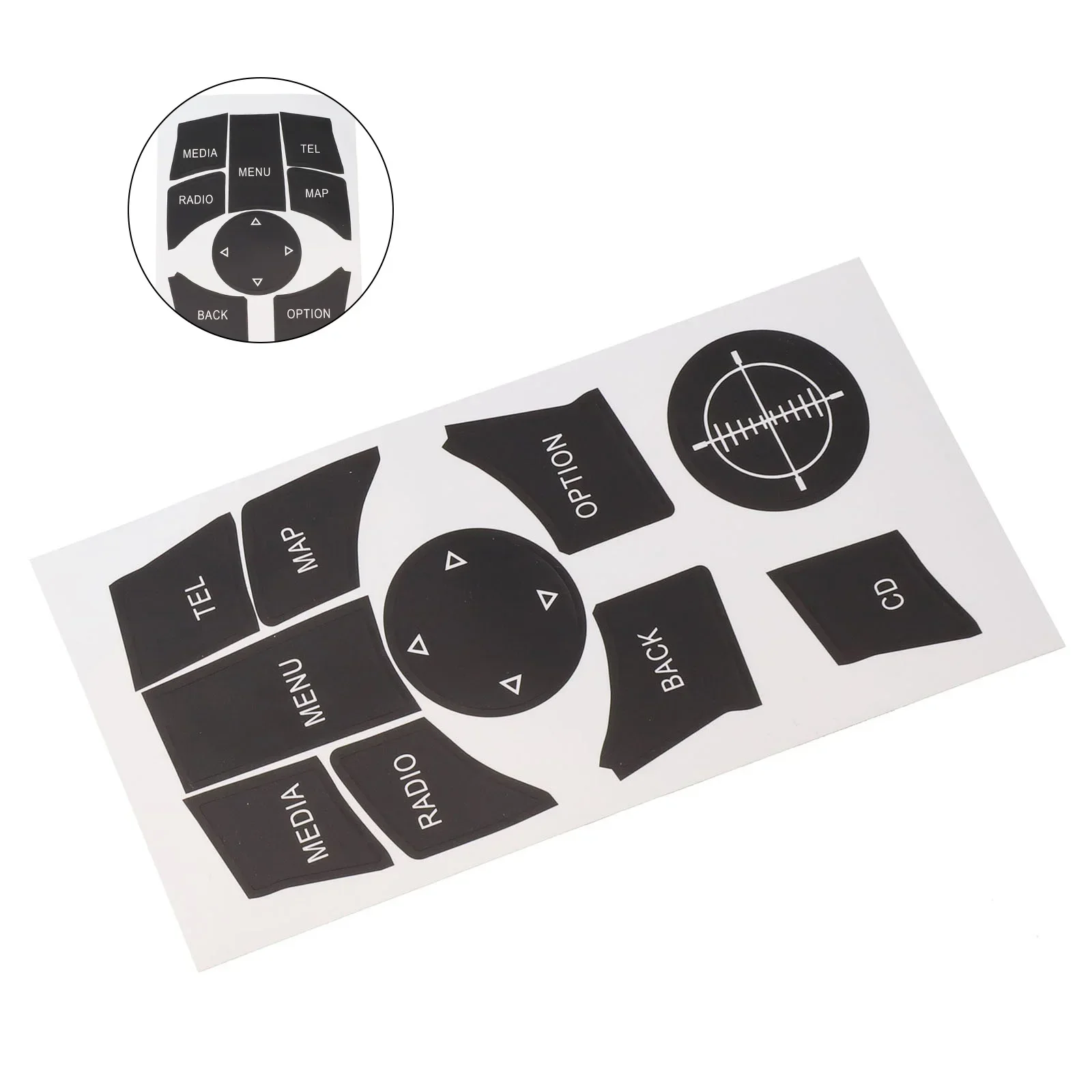 Наклейка для ремонта кнопок высококачественный материал наклейка кнопки iDrive BMW
