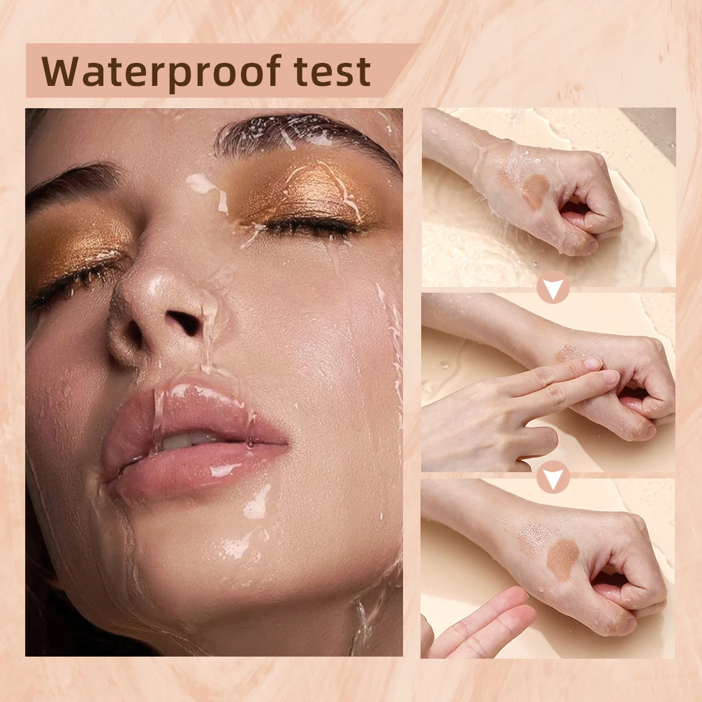 Фото Двухсторонние блестящие матовые тени для век QIBEST, палочка, карандаш, тени для век, макияж, водостойкие двухцветные зеркальные косметические инструменты №5