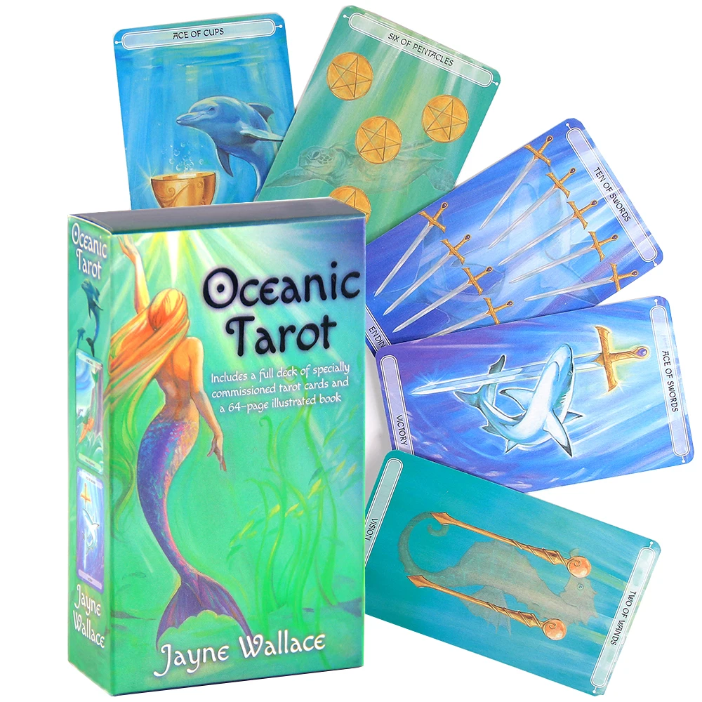 

Beyond Lemuria Mysterious oceanic Tarot Table Game Divination Rider Manara Romance Angels Decameron Occult Angel guide