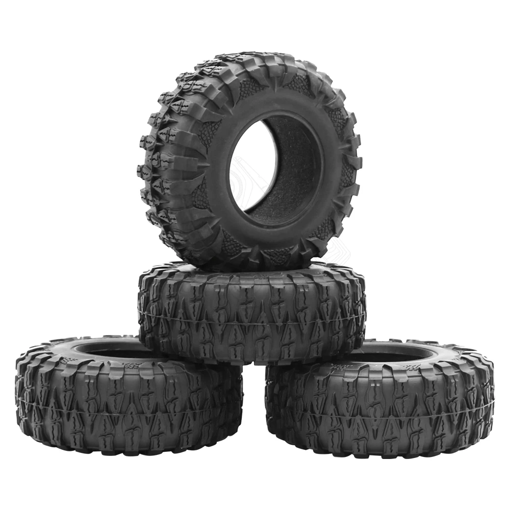 2.2 inch Rubber Wheel Tires 120*42mm for TRAXXAS TRX4 Axial SCX10 III AXI03007 Ford Bronco 1/10 RC Crawler Car Upgrade Parts