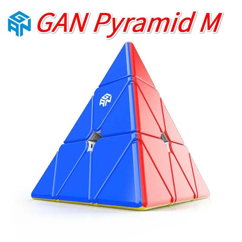 

GAN Pyramid M Magnetic 3x3x3 Magic Cube 3x3 Speed Pyramid Cube Enhanced Core Positioning Magnets Cubo Mgaico