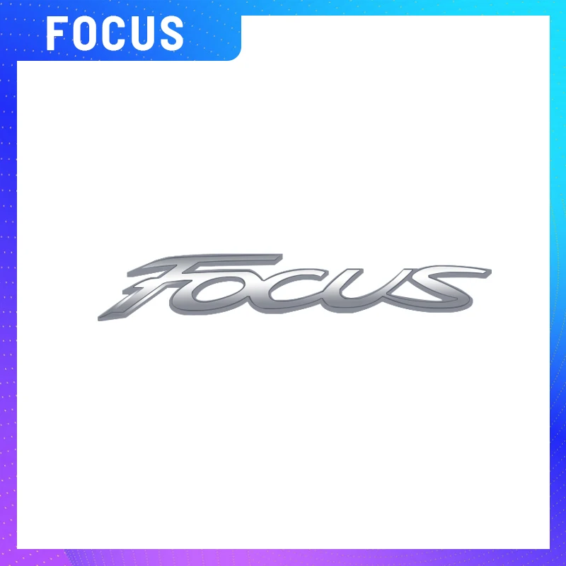 

1 шт. металл для Ford Focus логотип глянцевый черный красный эмблема задняя наклейка на багажник автомобиля украшение значок аксессуары для стайлинга