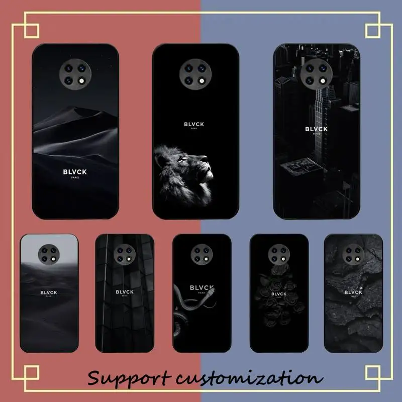 

Black Blvck Flower Phone Case for Samsung S20 lite S21 S10 S9 plus for Redmi Note8 9pro for Huawei Y6 cover
