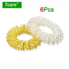 Tcare 6 шт.лот, распродажа, кольцо для массажа пальцев, акупунктурное кольцо, медицинский уход, массаж тела, массаж пальцев и релаксация, забота о здоровье