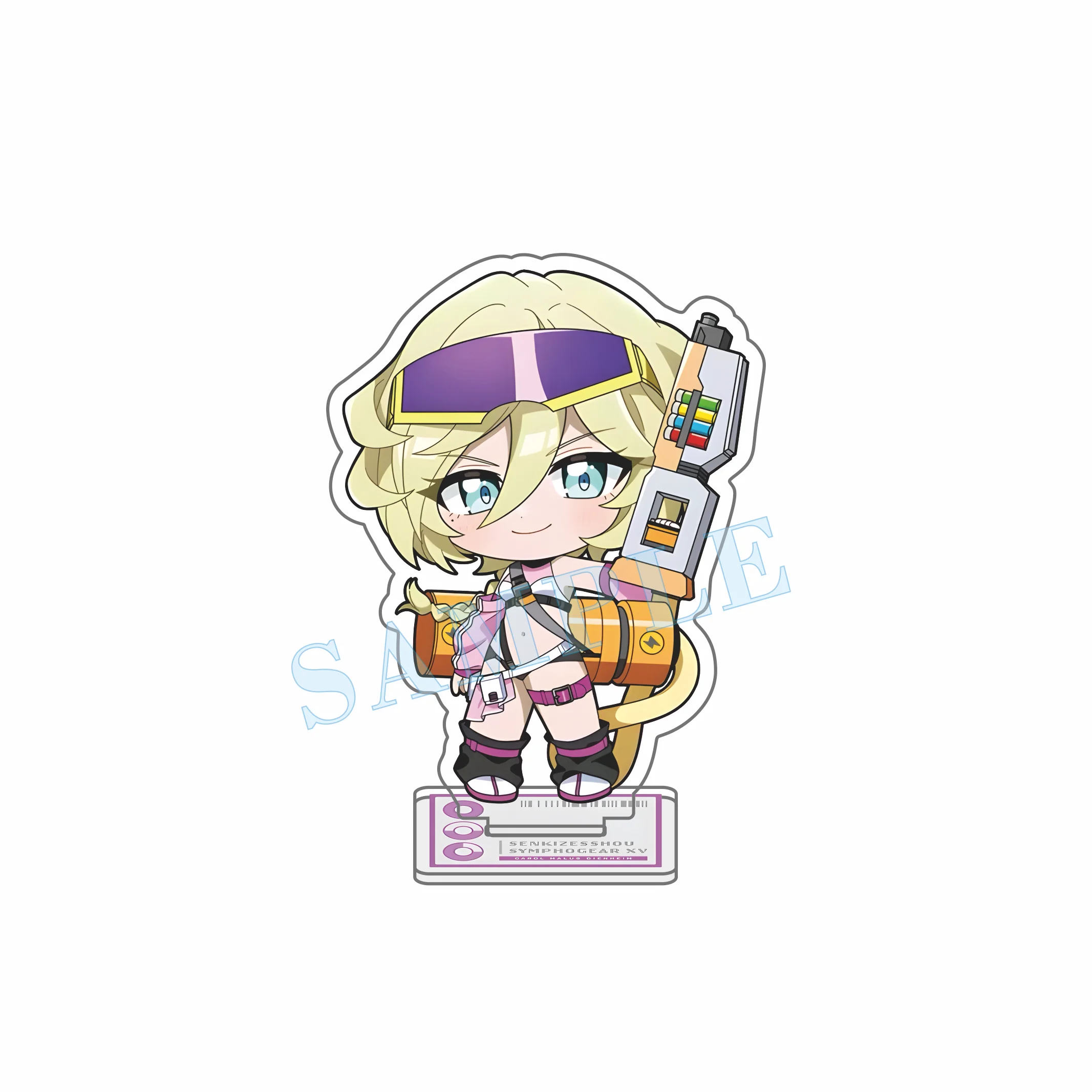 Фото Акриловая фигурка-брелок SYMPHOGEAR Hibiki Tsubasa Chris Shirabe Kirika Maria Serena, 10 см, для декора стола, подарки №3