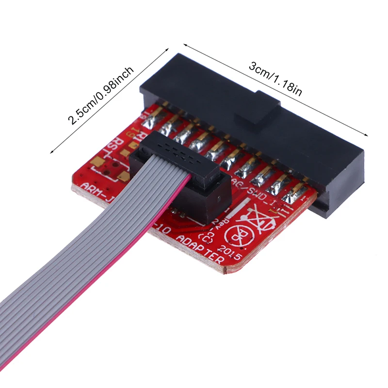 

J-LINK/v9 v8 ARM-JTAG-20-10 Adapter Board 2.54mm PIN 0.1 1.27mm Jlink Adapter Board