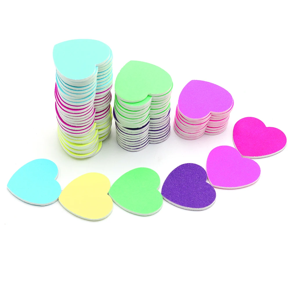 20 шт./набор профессиональная пилка для ногтей двойная наждачная бумага