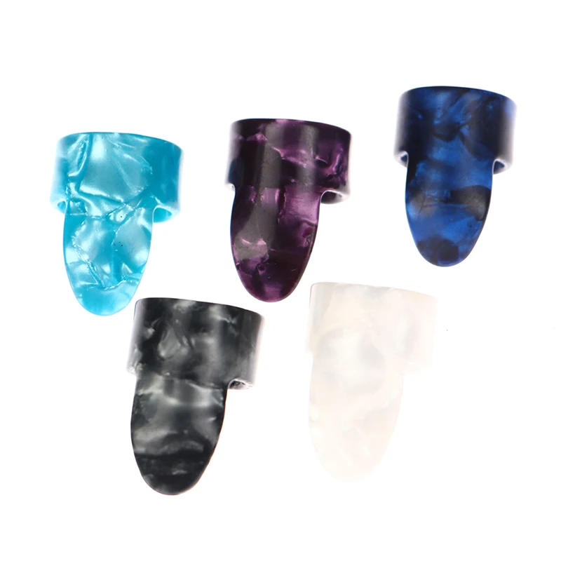 

4pcs Guitar Plectrums Sheath Thumb Finger Picks for Acoustic Electric Bass Guitar Picks Pickup Fingerstyle Thumb Plectrums