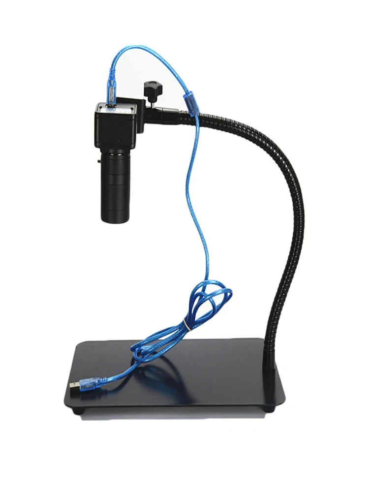 

Industrial Digital Laboratory Video Microscope Camera Adjustable LED Light Rotation Horizontal Arms Up And Down Boom Holder