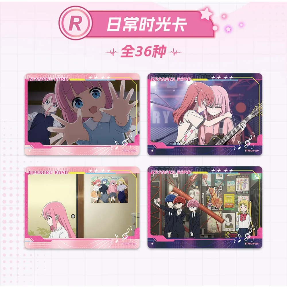 Оригинальные коллекционные карточки SHINING SOUL Bocchi The Rock: милые девушки, музыка, повседневные изысканные редкие карточки, подарки, которые ценят дети, семейная игрушка. (art.: 3920dcc2fb712) - 3920dcc2fb712