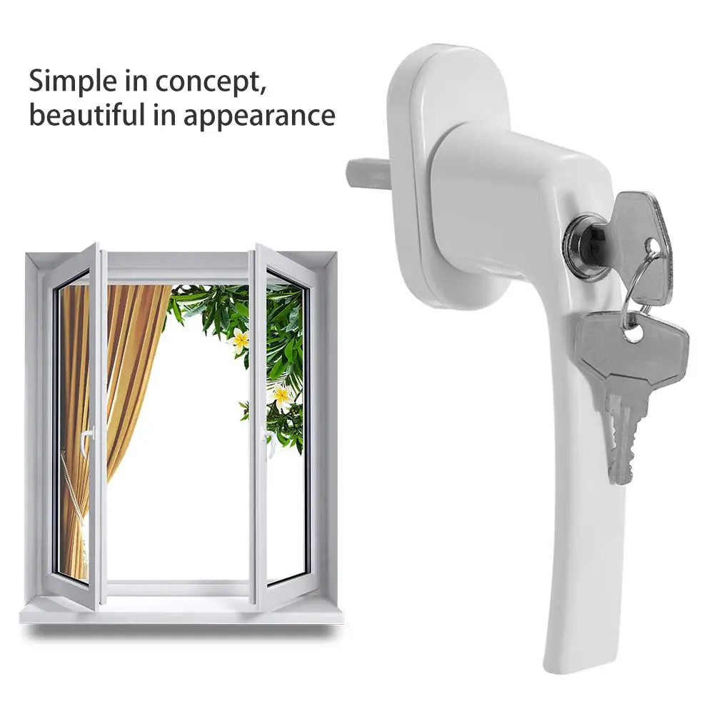 С замками ручка для окна блокировка ключа запирающаяся алюминиевый сплав легкая