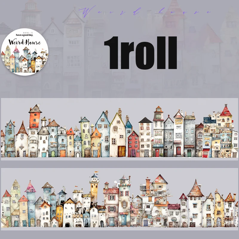 

Декоративная лента Mr.Paper Kawaii Wacky House Series
