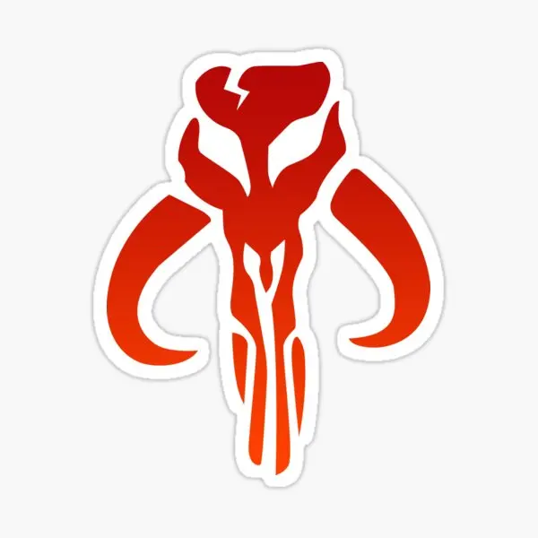 

Mando Mythosaur Skull 5PCS Stickers for Decorations Car Decor Wall Anime Funny Living Room Background Stickers Home Room