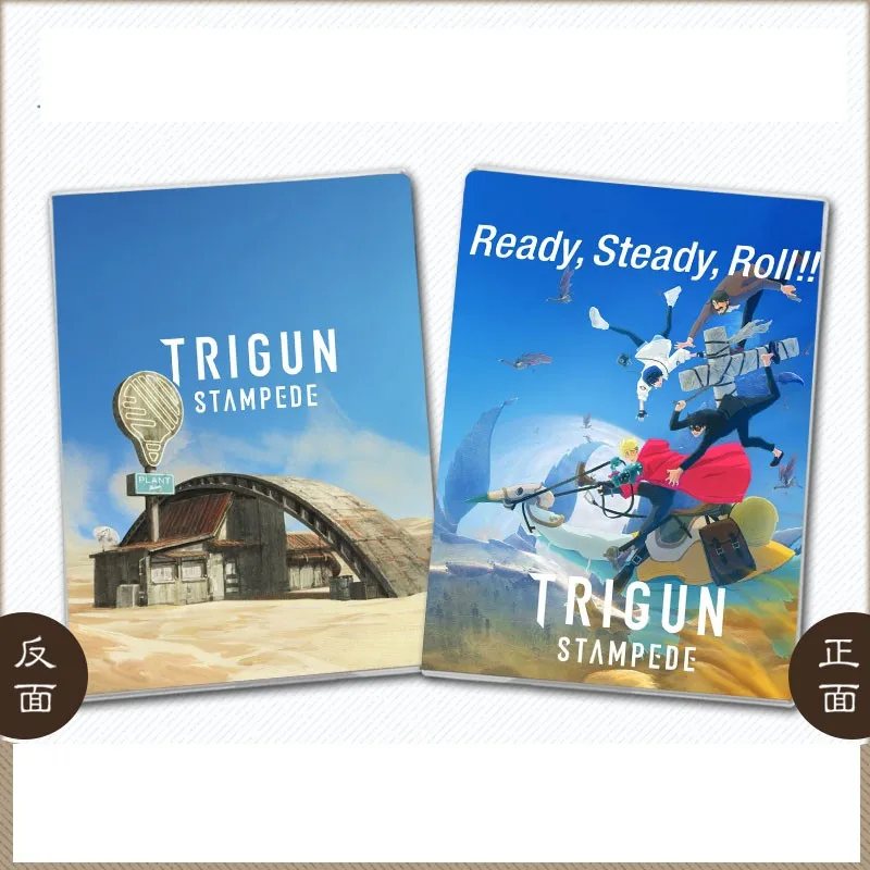 

Блокнот с рисунком из аниме TRIGUN с тычинками для учеников, блокнот для письма, блокнот с защитой глаз, бриллиантовый подарок 4335