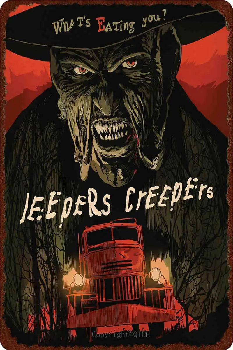 Джиперс Криперс фильм ужасов винтажные металлические жестяные знаки ретро