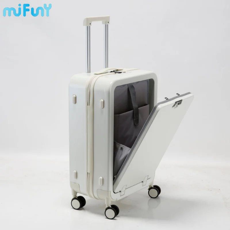 Mifuny Front-opening Rolling Luggage Women's Hand Luggage High Appearance Level Travel Luggage Men's Business Suitcase 2023 New