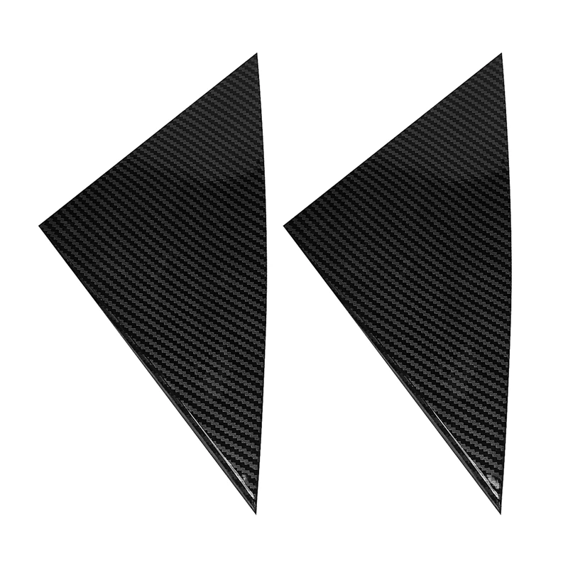

2Pcs Carbon Fiber ABS Triangular Window Decoration Car Styling For Tesla Model Y