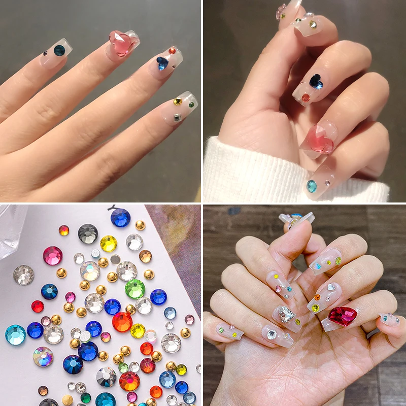 

DIY Красочные Специальные кристаллы для маникюра, украшения для ногтевого дизайна, блестящие разноцветные аксессуары для маникюра, оптом