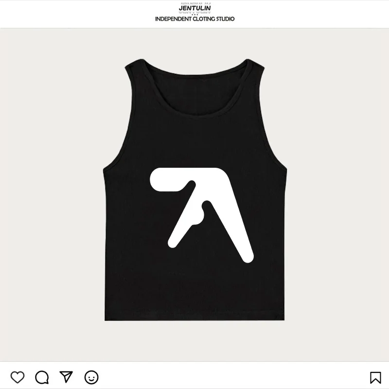 Панк Aphex Twin Sweetheart Корсет Холтер Готические топы на бретелях Y2K Harajuku Rock Metal Концертное шоу Клуб Винтаж Камзол без рукавов (art.: 3920cfdf01407) - 3920cfdf01407