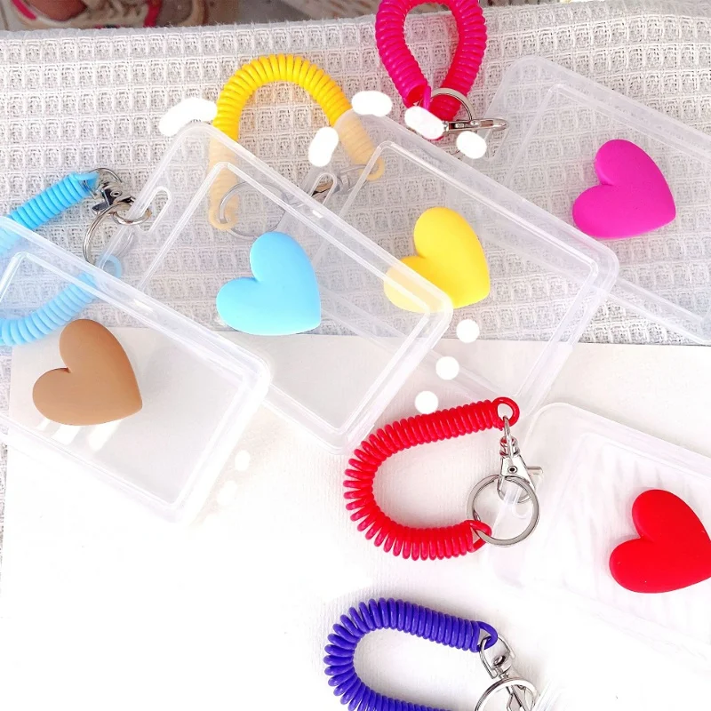 

1 шт., прозрачный защитный чехол с брелоком для кредитных карт