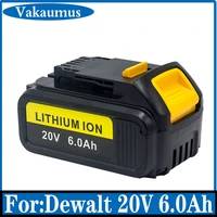 20v 6 0ah dcb200 replacement lithium ion battery suitable for dewalt max xr dcb205 dcb201 dcb203 power tool battery