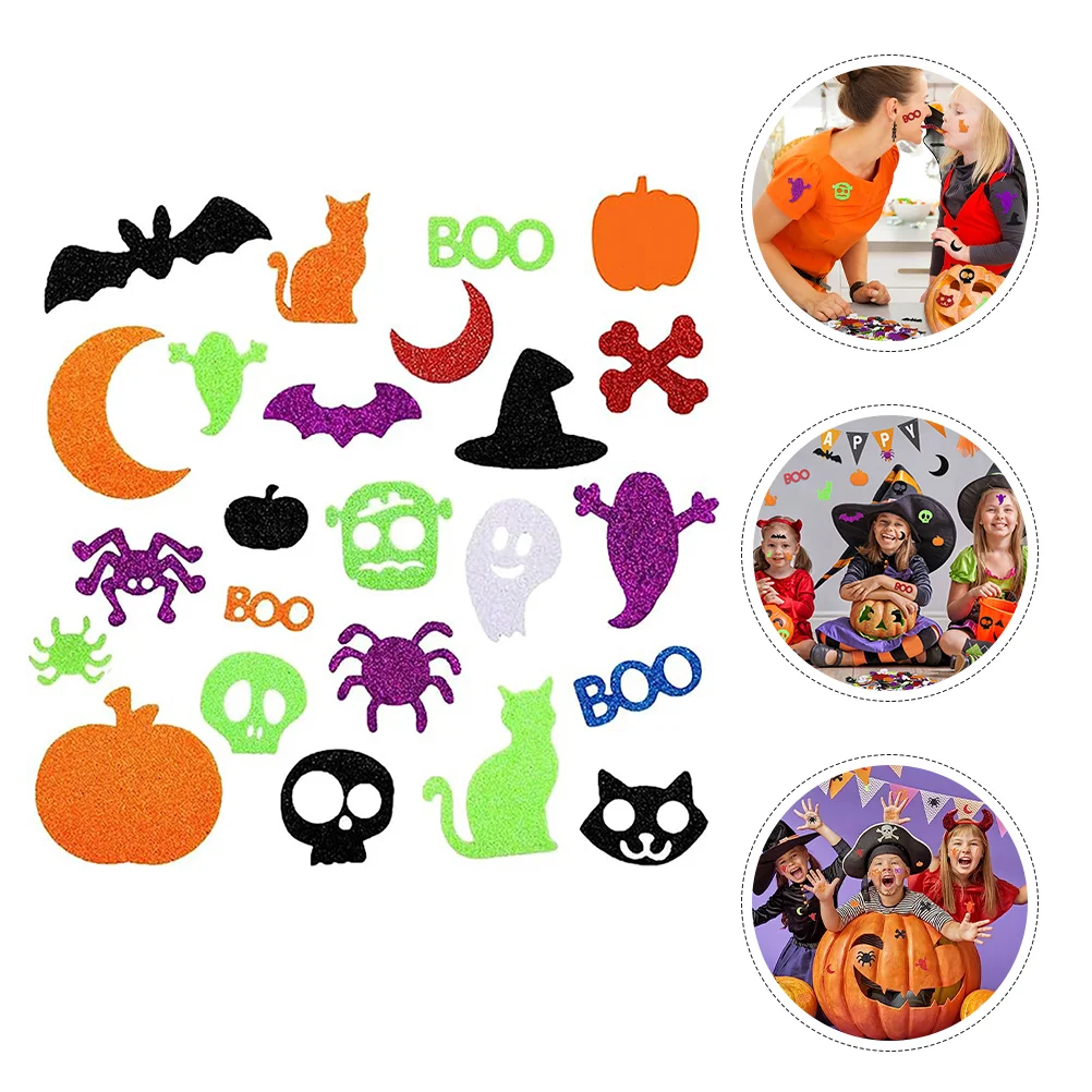 

Holiday Stickers Self-adhesive Halloween Envelope Decorative Decals Foams Crafts For Glitter Kids