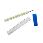 Медицинский Меркурий, стеклянный термометр с большим экраном, прибор для клинического измерения температуры