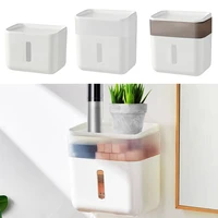 kitchen paper storage wall mounted rolldraw paper dispenser storage rack tissue box shelf toilet paper holder