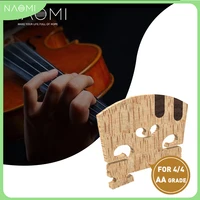 naomi 1pc master aa grade snow flake texture maple violin bridge 44 violin bridge replacement with e a ebony inlay