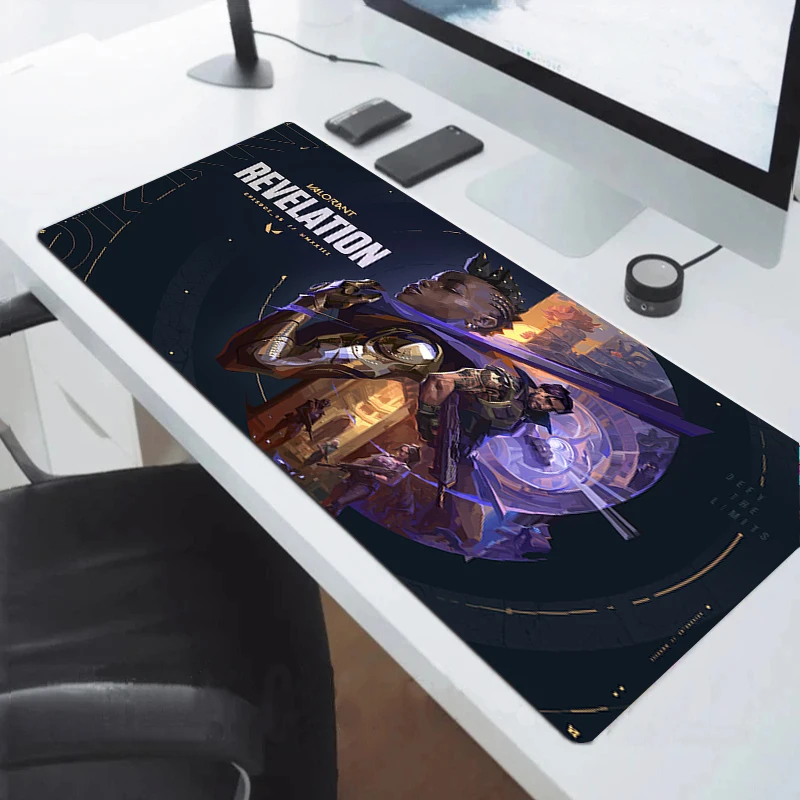 

Valorant Xxl Gaming Large Mouse Pad Pc Gamer Accessories Computer Desks Desk Mat Mousepad Keyboard Mats Extended Mause Pads Mice