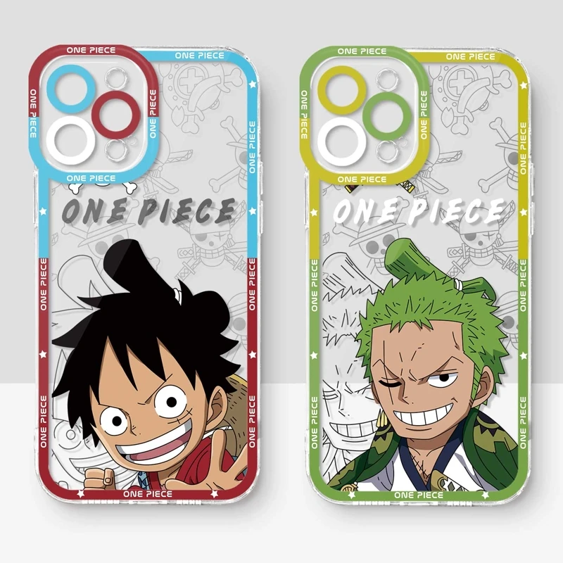 

Figure One Piece Anime Luffy Case for Xiaomi Redmi Mi 11 Lite 5G 11T 9A 9C 9 10 4G M3 X3 X4 PRO NFC GT Soft Tpu Clear