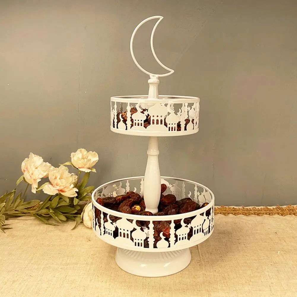 Двухслойный лоток для конфет и фруктов Рамадан украшения праздника десерт
