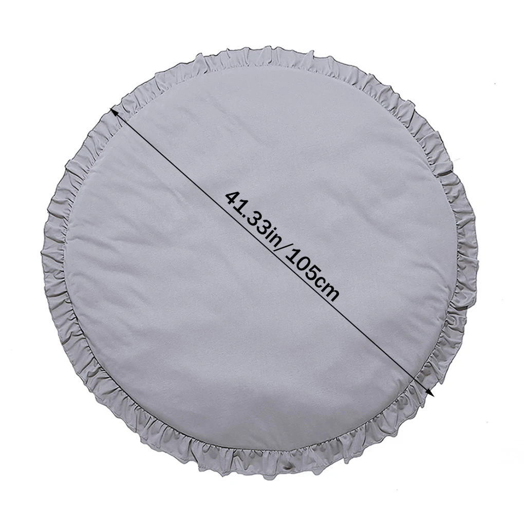 

Детский коврик для пола, мягкая хлопковая детская подушка, Круглый кружевной Детский ползучий коврик, детские игрушки, коврик, скандинавски...