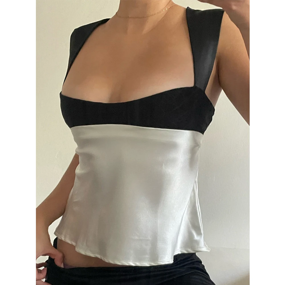 

Gtpdpllt 2022 Sleeveless Bandage Crop Top Women Backless Summer Sexy Tank Tops Off Shoulder Party Casual Cami Elegant