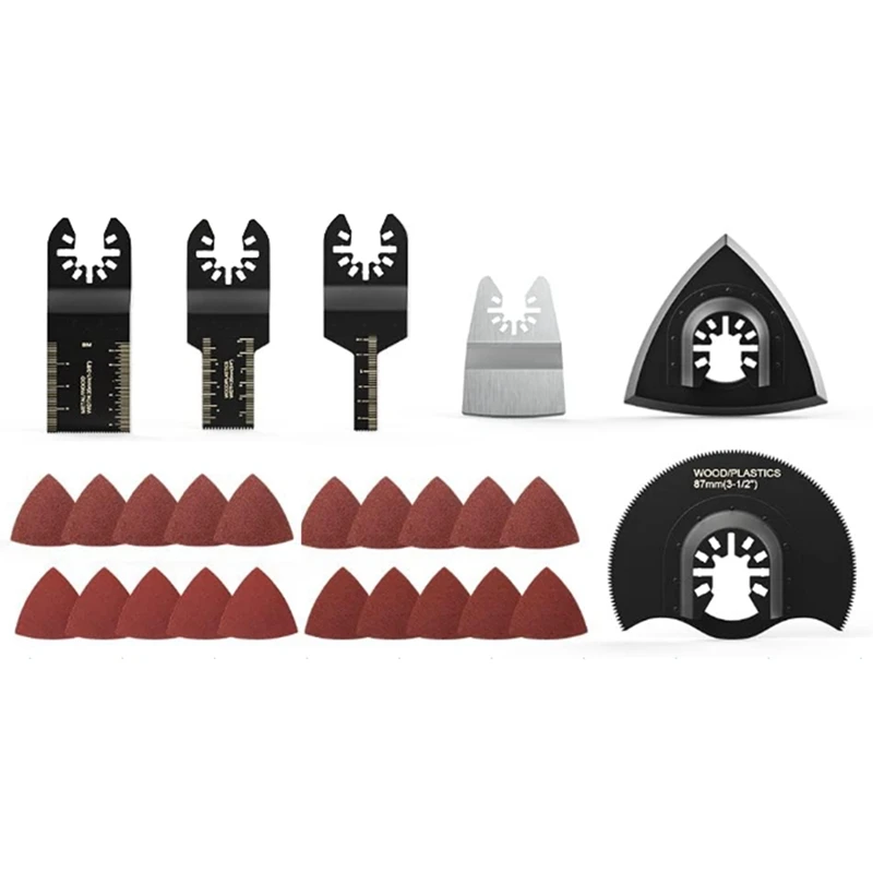 Набор осциллирующих лезвий для пилы Мультитул резки дерева и металла