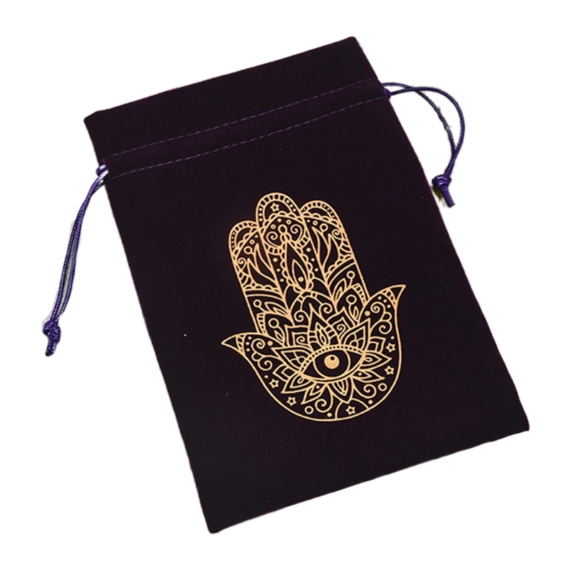 

Tarots Pad Astrolabe Witch Altar Divination Pendulum Divination Tablecloth Prop Board Game Flannel Jewelry Storage Bag