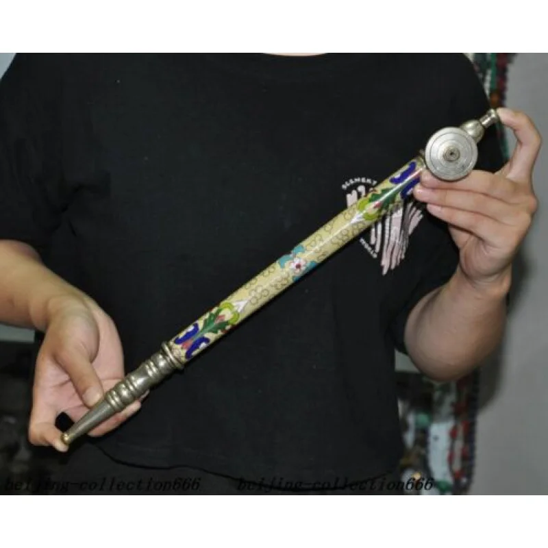 

16,6 китайская старинная Статуэтка фэн-шуй табачная сумка табачная труба