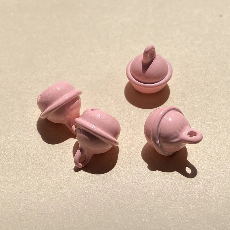 10 шт. 3D твердый Рождественский Шарм-колокольчик из сплава милая маленькая