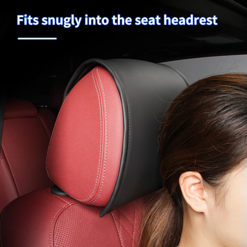 Наволочка на подголовник автомобильного сиденья кожаный защитный чехол