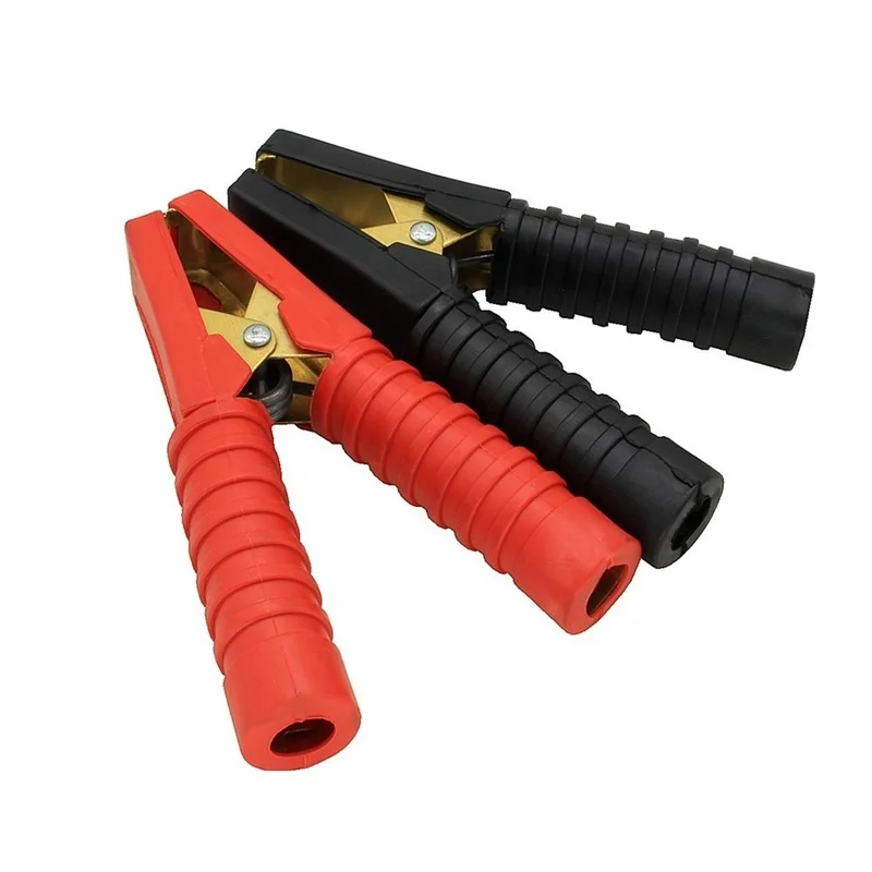 200A Insulated Car Auto Truck Battery Alligator Clamp Miniature Electrical Crocodile Test Clips Red Black X 2 Pcs / Lots