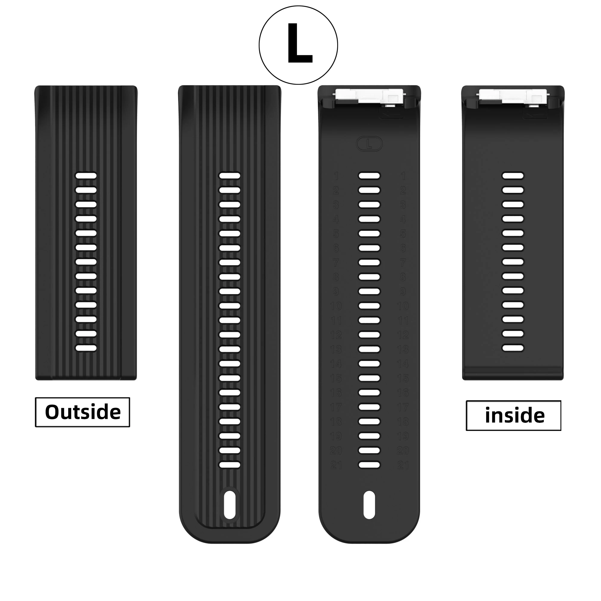 30.5mm Sport Silicone Band For Huawei WatchD Strap smartwatch for watch d Wristband  bracelet Solid color Watchband Accessories