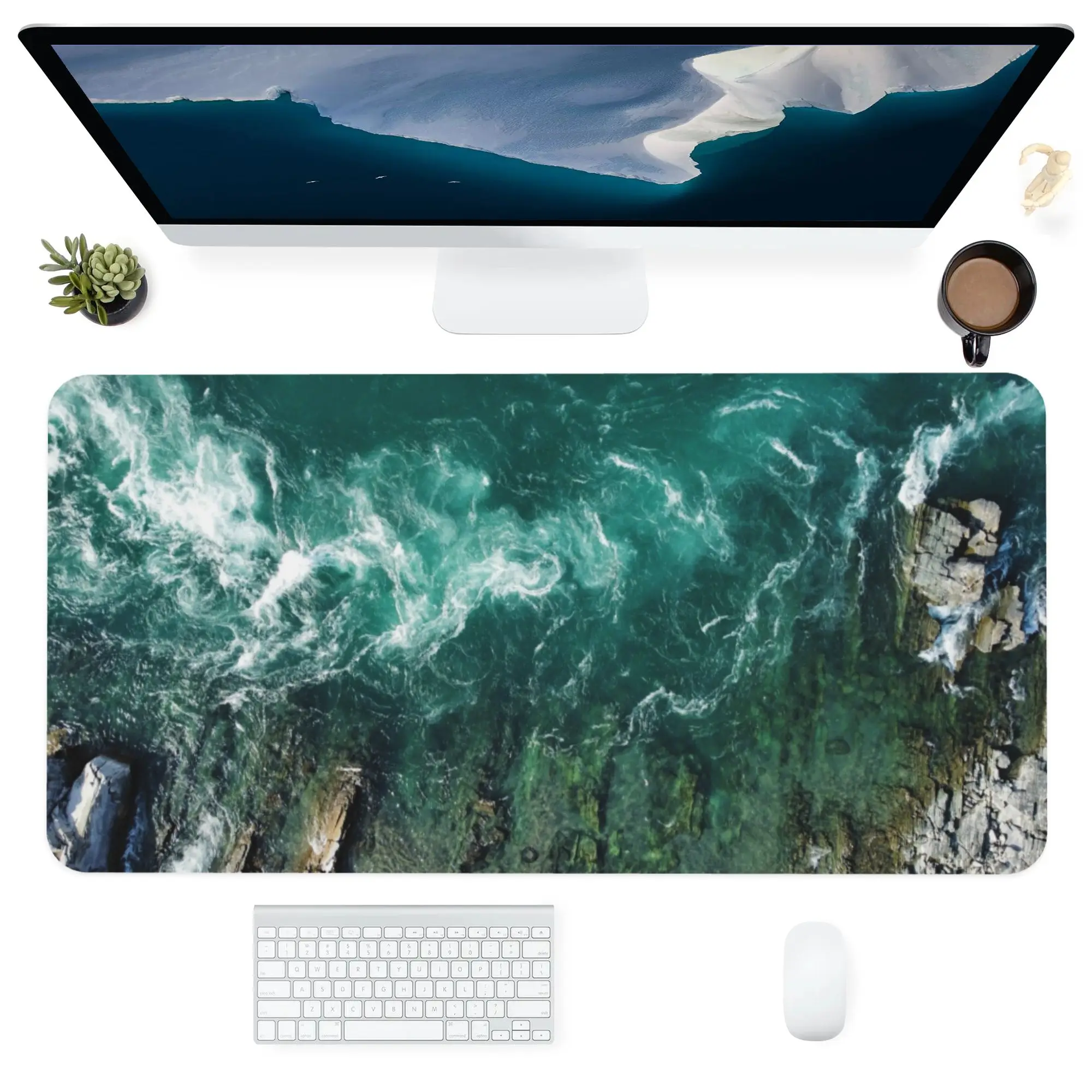

Hot Sale Simple Landscape Table Mats Mouse Pad Office Carpet Desk Pad Mouse Mat XXL for PC Keyboard Mouse Carpet