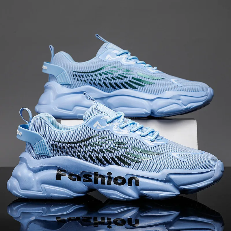 

Men Casual Sneakers Breathable Running Shoes Fashion Lace-Up Ultra Light Walking Shoes Outdoor Sports Shoes Zapatillas Hombre 구두