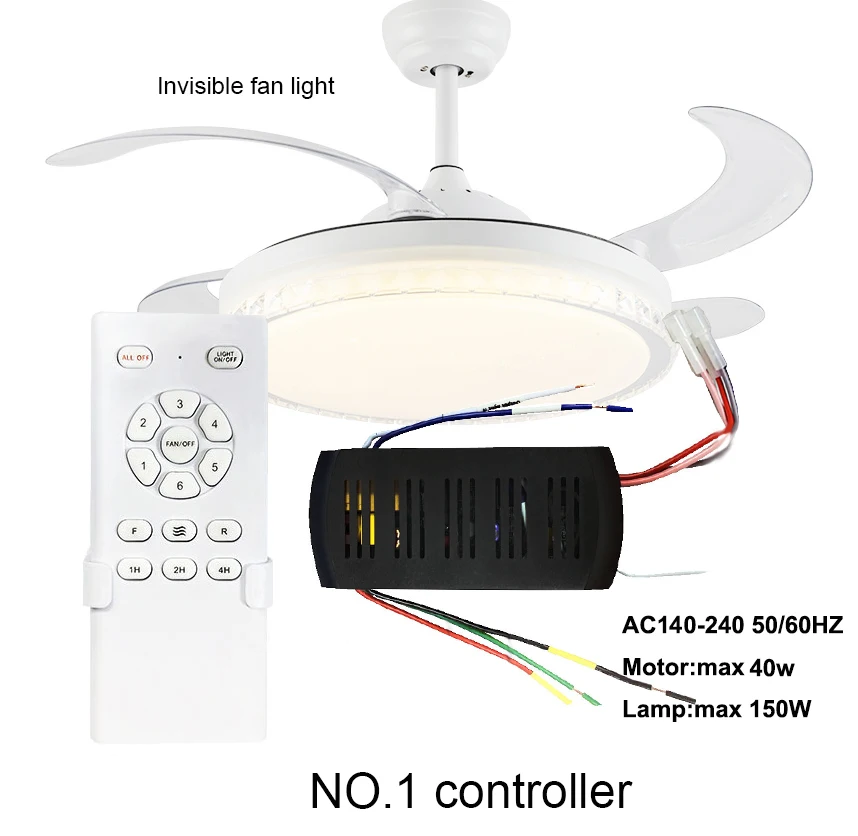

Преобразователь частоты, преобразователь потолочного вентилятора, комплект дистанционного управления, регулируемый 6-Скоростной приемник с высоким напряжением