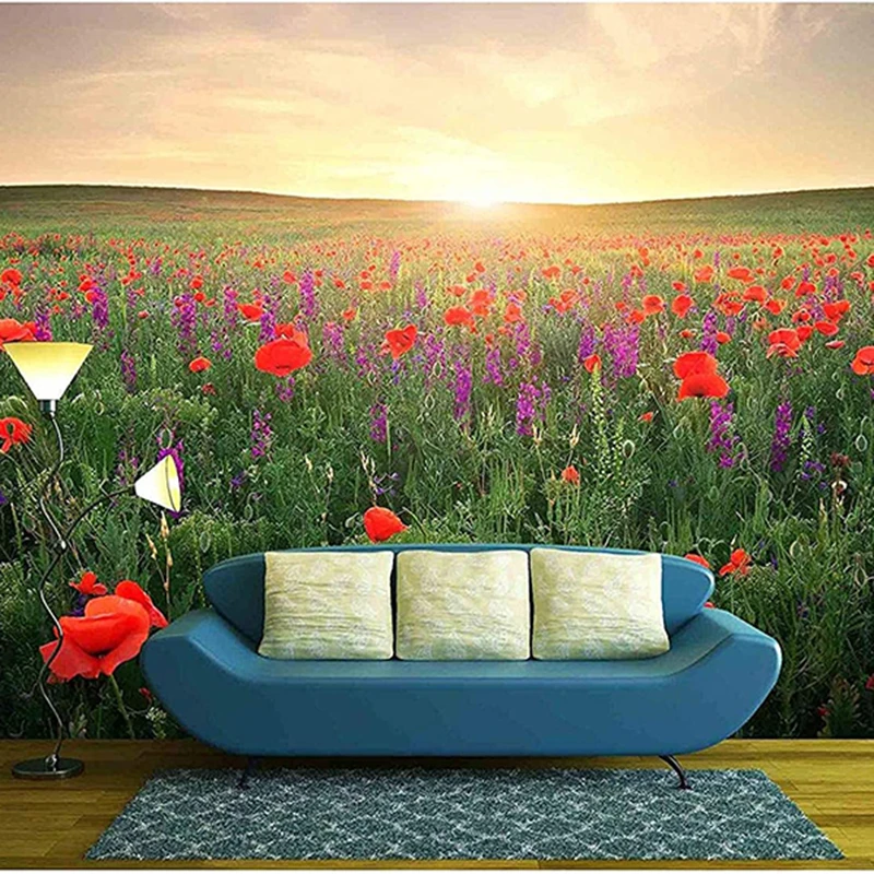 

Пользовательские фото обои с печатью лес бегущая вода 3D тема входа гостиница гостиная дом фоновые фрески