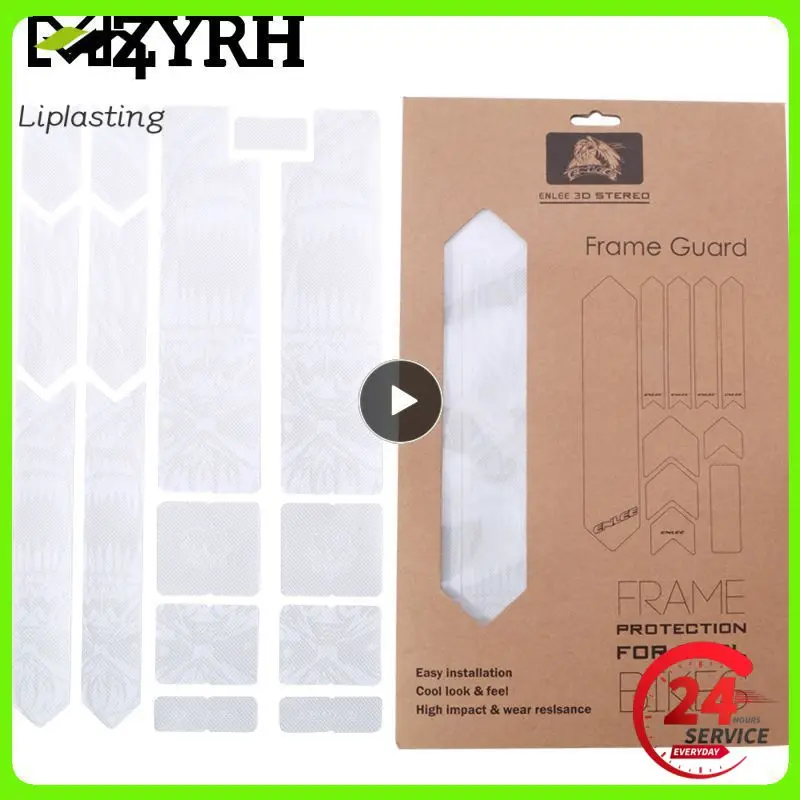 

3D Bicycle Paster Frame Scratch-Resistant Protector MTB Best Glue Removeable Stickers Anti-Skid Push Guard Frame Cover