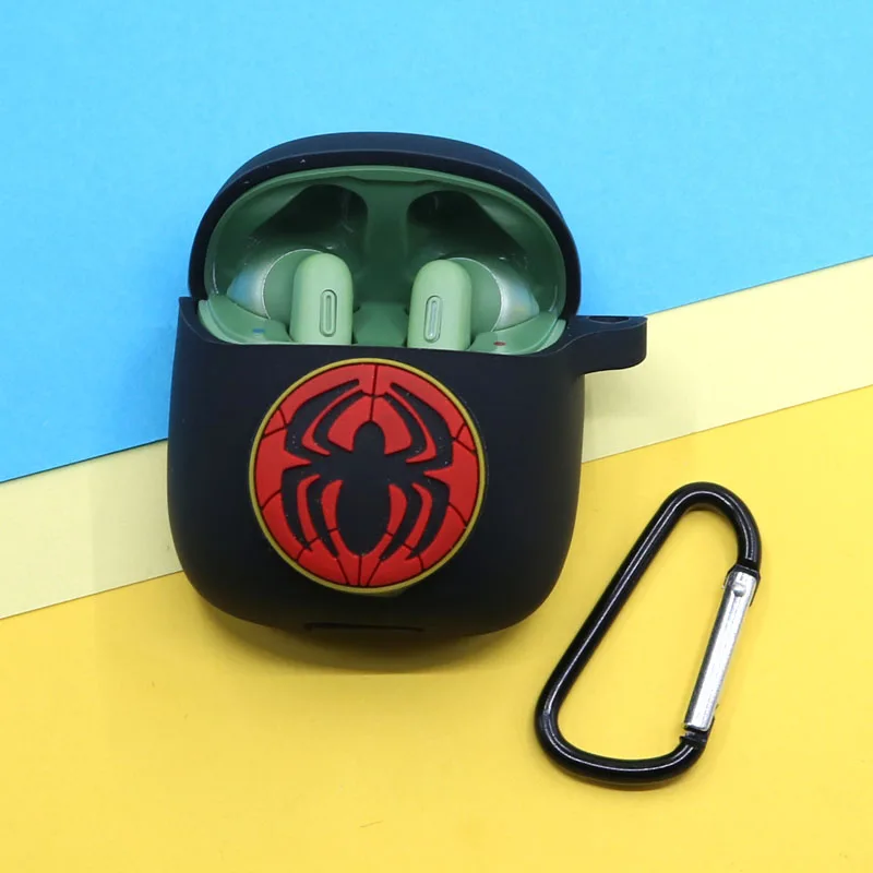 Чехол для Bluetooth наушников Disney Marvel для JBL 220 TWS / Tune 225 из кремния с зарядным ящиком.