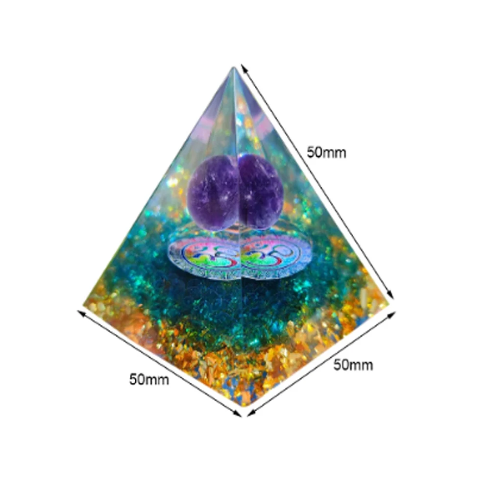 Природный Тигровый глаз оргонит целительная Пирамида кристаллы генератор