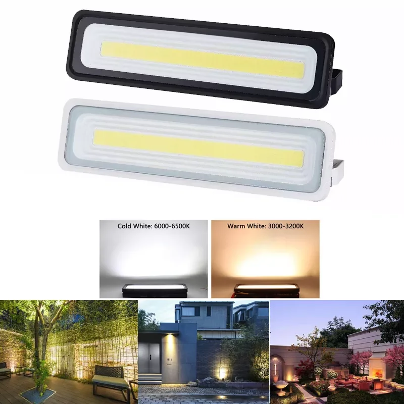 

NEW2022 Outdoor LED Flood Light 220V 50W Waterproof Projector Reflector Spotlight Exterior Construction Housing Garage Gate Lamp